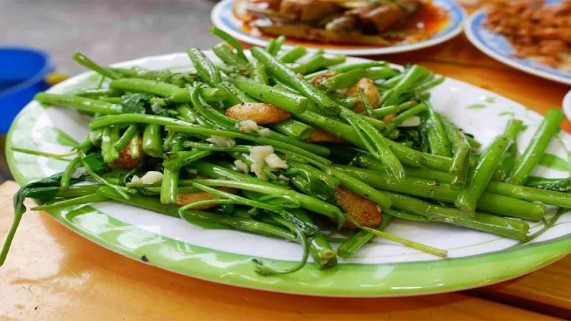 Lợi ích khi ăn rau muống